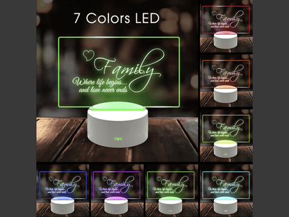 The Note Lamp™ Erasable Message Board