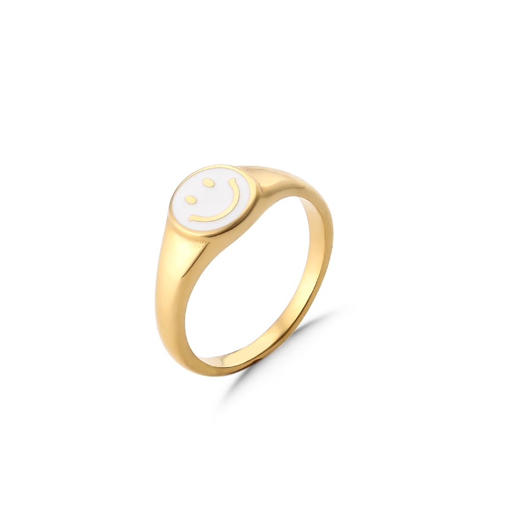 Smiley Face Rings