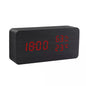 Alarm Clock LED Wooden Watch