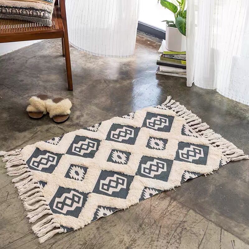 Bohemian Hand Woven Rug