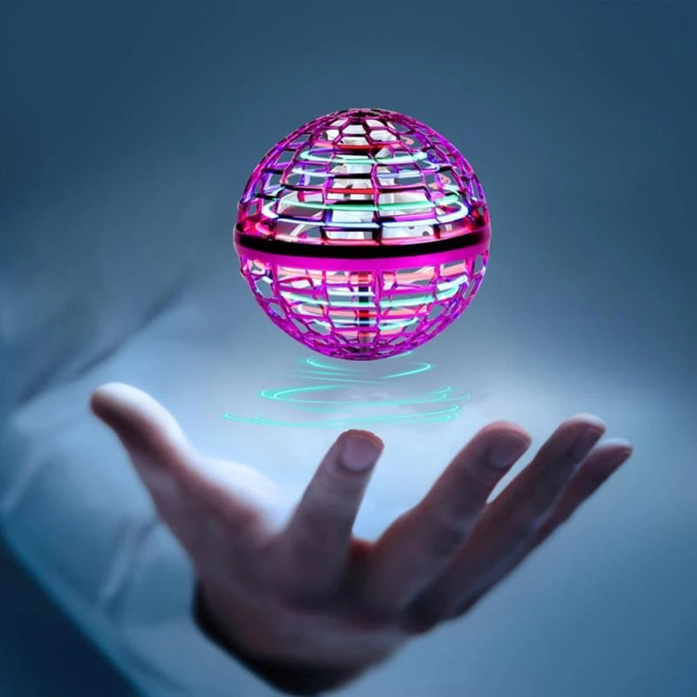 Hovering LED Swivel Ball Drone