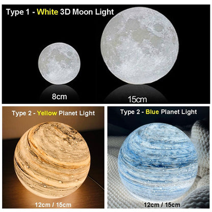LED USB Table Lamp Planet Moon