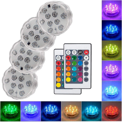10 LED Remote Controlled RGB Battery Operated Light