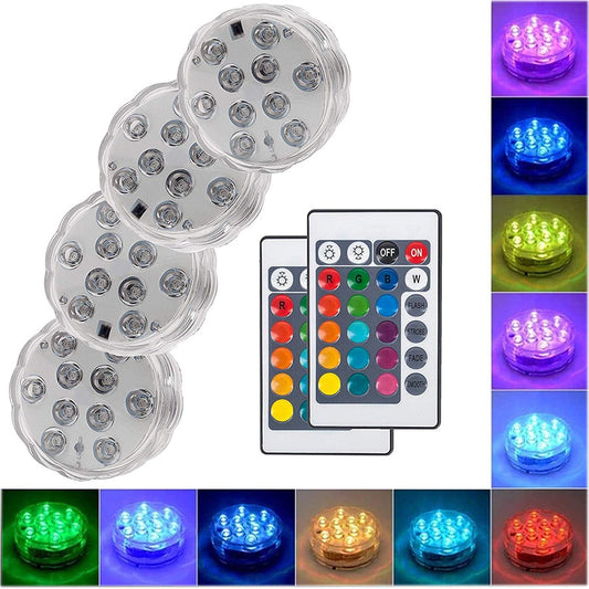 10 LED Remote Controlled RGB Battery Operated Light