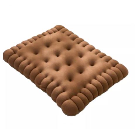 Cute Pillow Biscuit Shape Cushion