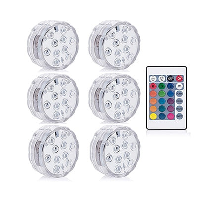 10 LED Remote Controlled RGB Battery Operated Light