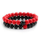 Couples Distance Bracelet Natural Stones