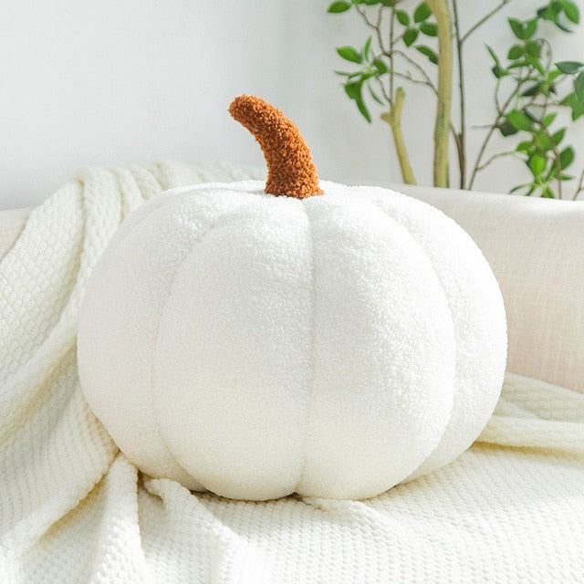 Stuffed Pumpkin Pillow Autumn Decor