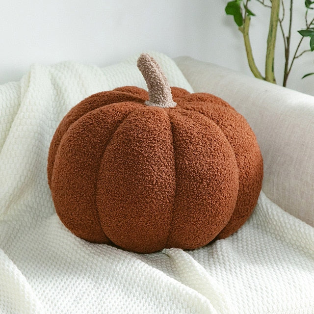 Stuffed Pumpkin Pillow Autumn Decor