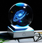 6/8cm Galaxy Miniature 3D Crystal Ball LED