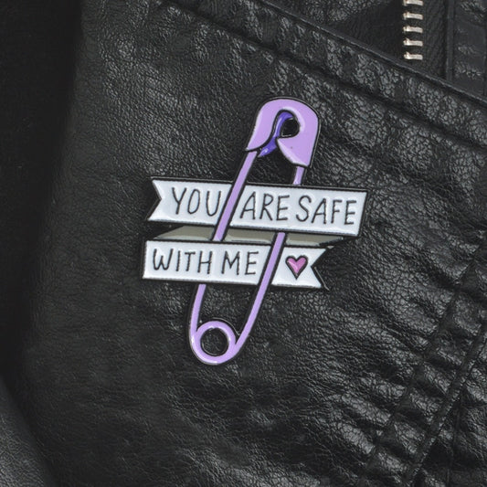 Safety Pin Brooch