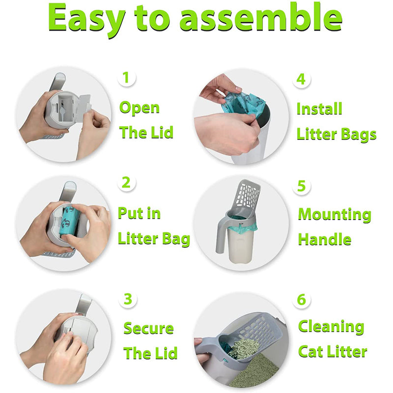 Cat Litter Shovel with bags