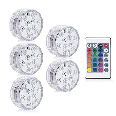 10 LED Remote Controlled RGB Battery Operated Light