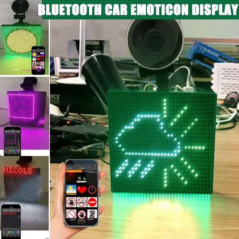 Custom Car Emoticons Paired With IOS Android App!