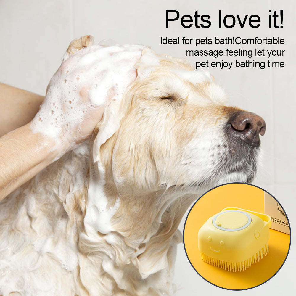 Soft Silicone Animal Massage Shampoo Brush