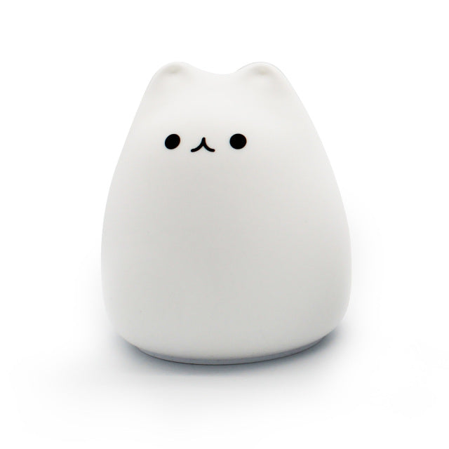 Silicone LED Cat Kawaii Lamp