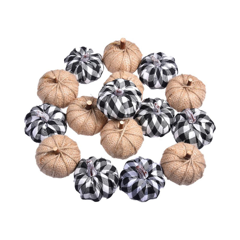 Trendy Artificial Burlap Pumpkin